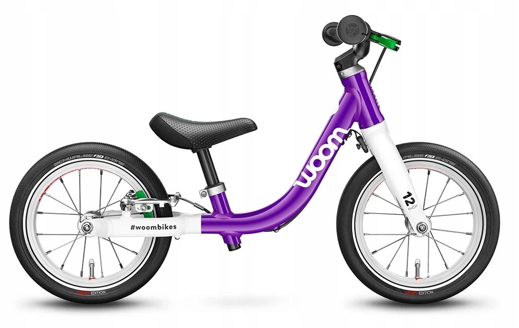 Rowerek biegowy biegówka Woom 1 G B2C koła 12 purple haze 2,95kg