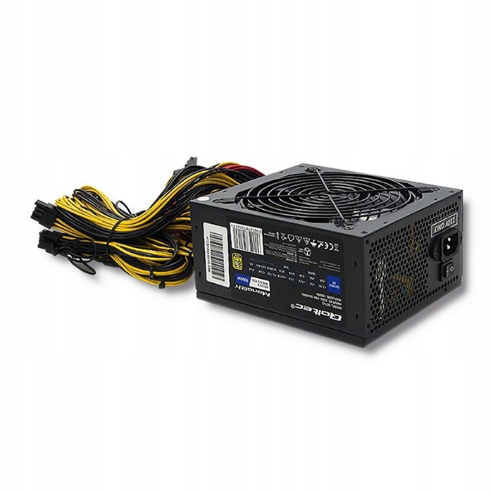 Купить Блок питания Qoltec ATX 1600W 80Plus Gold Gaming Miner: отзывы, фото, характеристики в интерне-магазине Aredi.ru