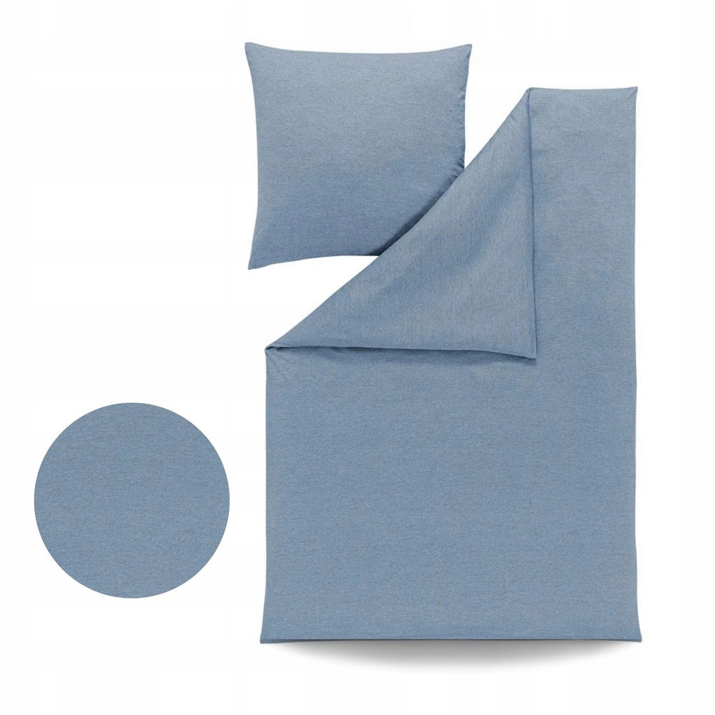 Pościel 200x220 Estella Jersey Mako TAKOMA taube