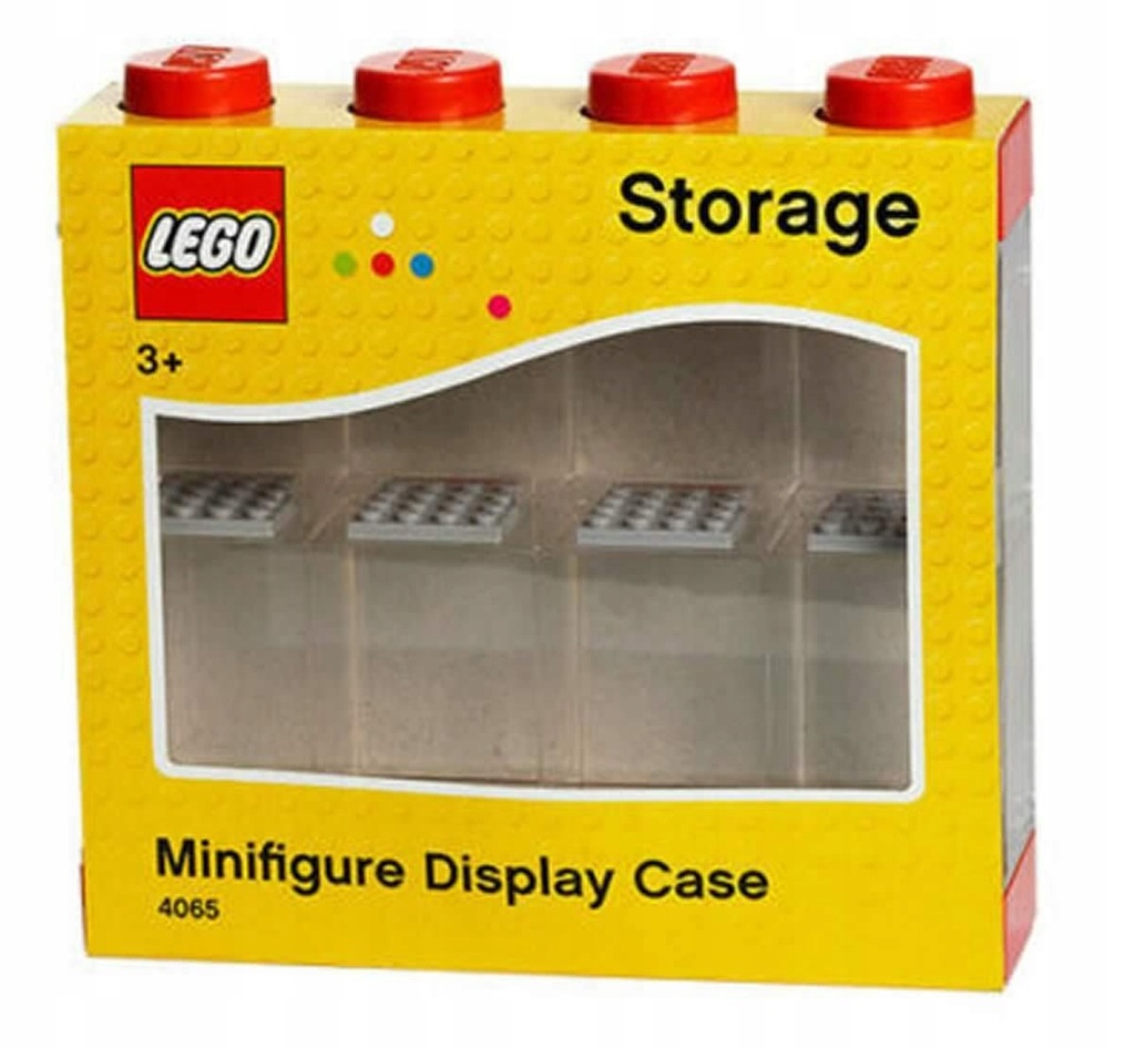 GABLOTKA NA 8 MINIFIGUREK LEGO (CZERWONA) (4065000