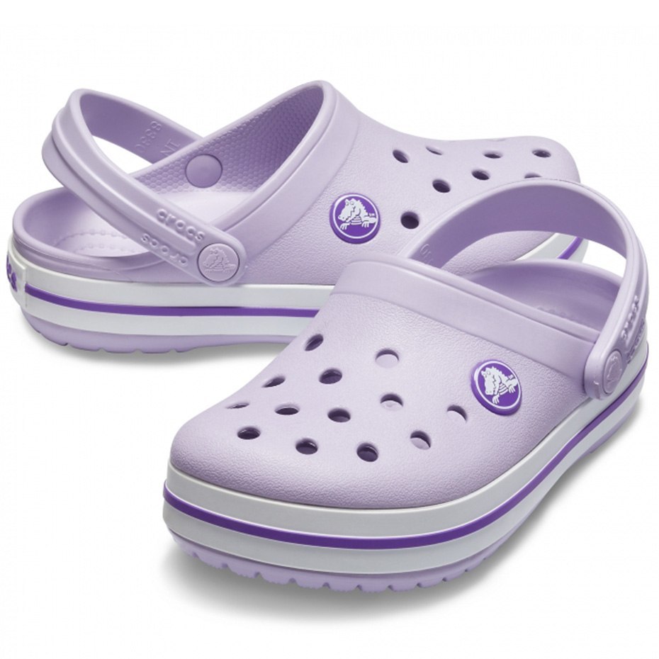 Kapcie dziewczęce Crocs Crocband fioletowe 32-33