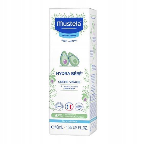 MUSTELA Hydra Bebe Enfant krem do twarzy awokado 40 ml