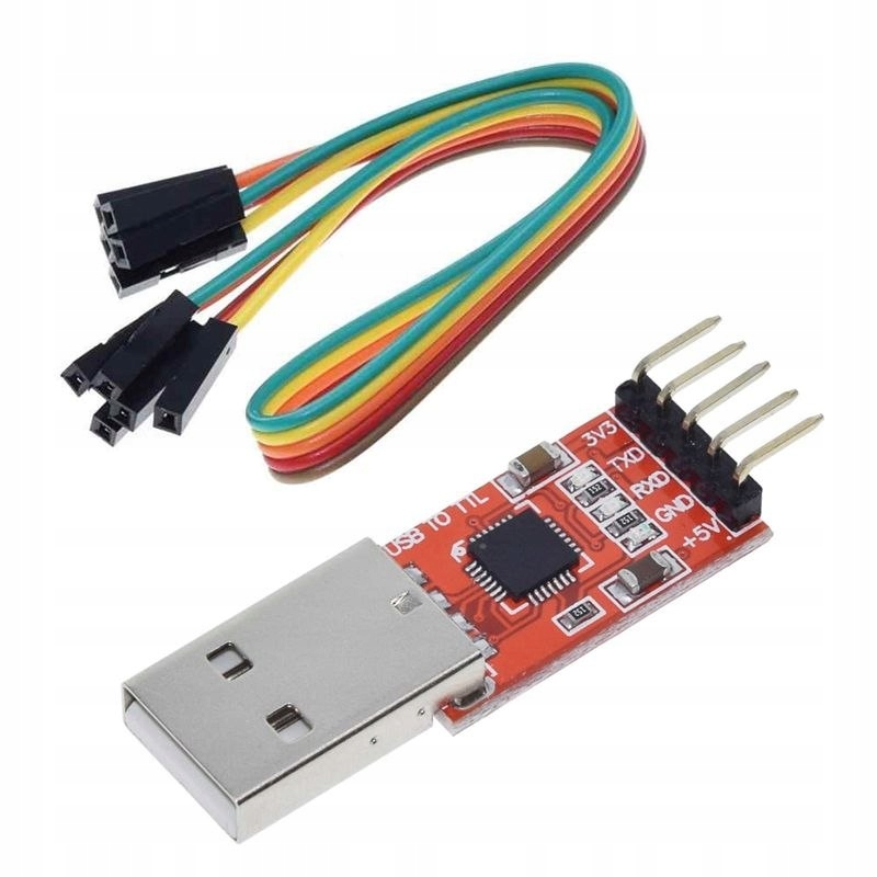 KONWERTER USB-TTL RS232 NA UKŁADZIE CP2102