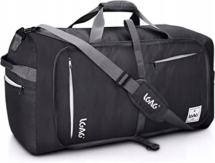LGAG torba podróżna duża pakowna uniseks czarna
