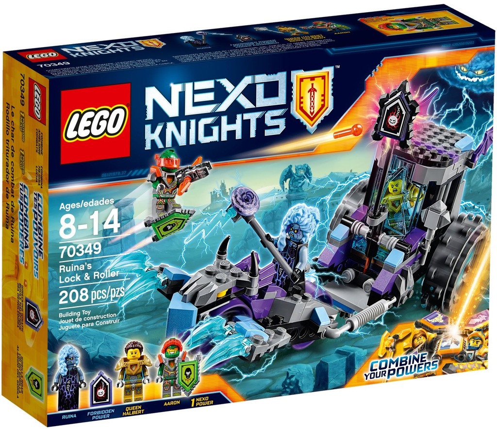 LEGO 70349 NEXO KNIGHTS MIAŻDŻĄCY POJAZD RUINY