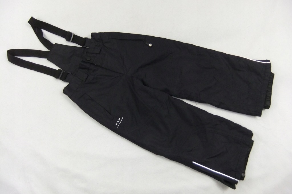 ocieplone spodnie narciarskie 110cm czarne