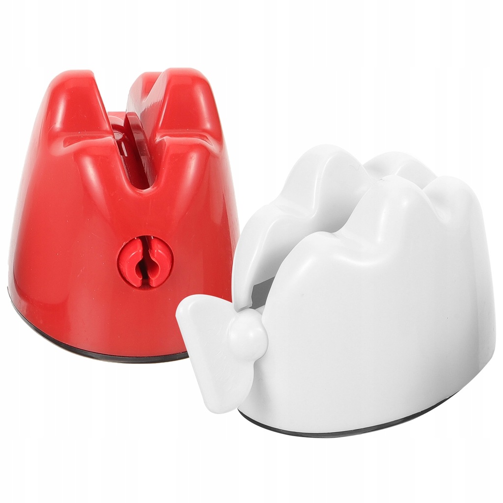TOOTHPASTE SQUEEZER MANUAL ARTIFACT WHITE RED TUBULAR HOLDER 2 PCS