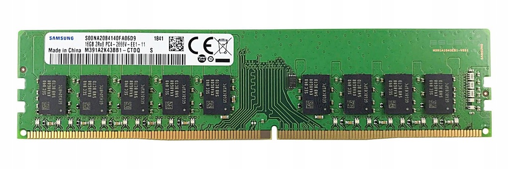 RAM Samsung 16GB DDR4 ECC UDIMM M391A2K43BB1-CTD