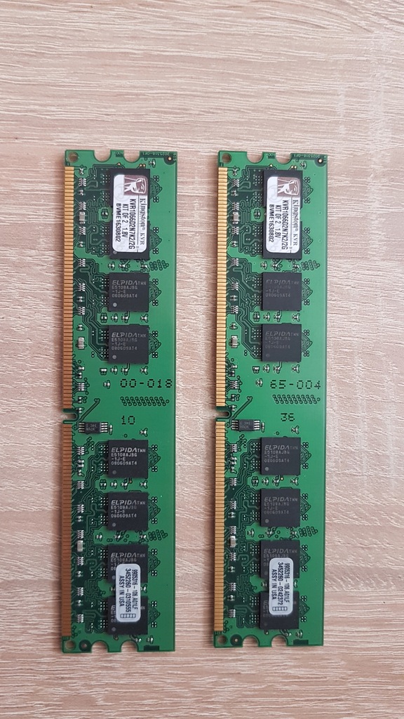 Pamięć Kingston DDR 2 2GB(2X1GB) 1066MHZ BCM