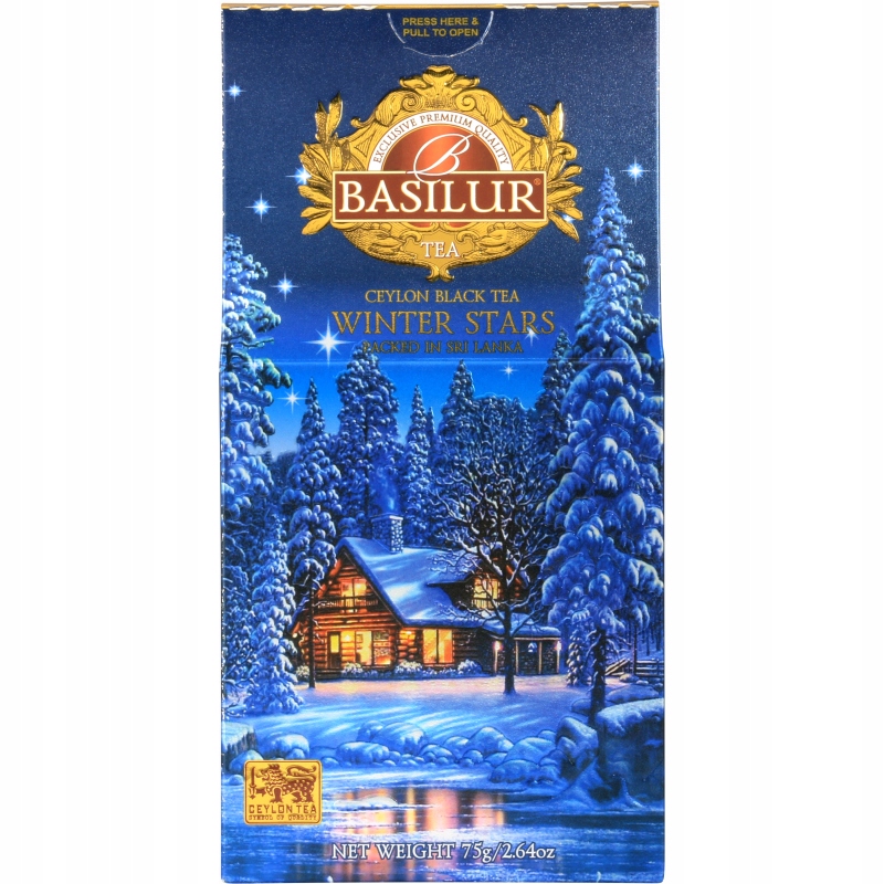 Купить Чай Basilur Winter Stars черный листовой 75г: отзывы, фото и ...