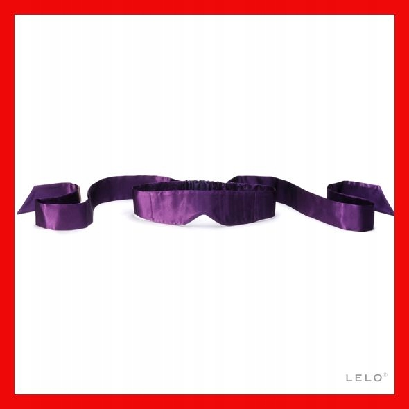 Opaska na oczy - Lelo Intima Silk Blindfold Purple