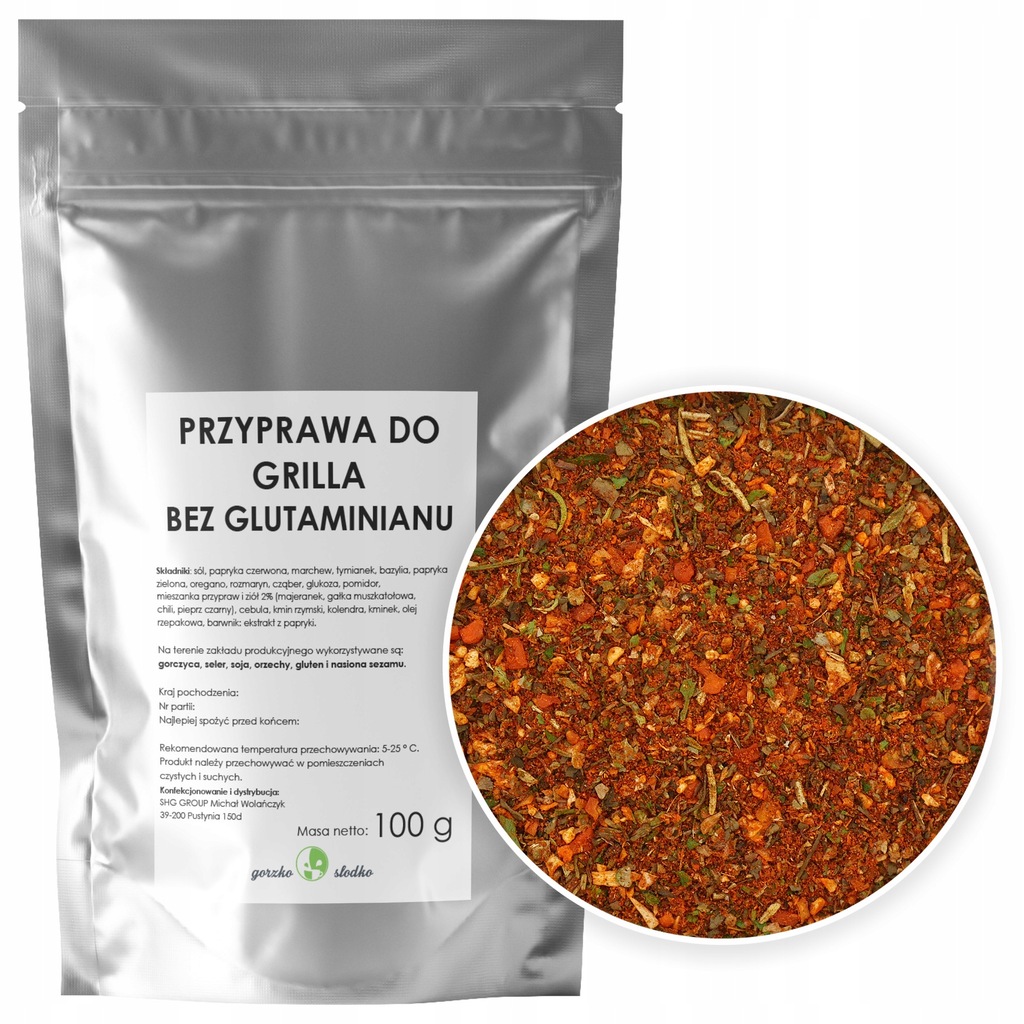 PRZYGRAWA DO GRILLA marynata mieszanka grill 100g