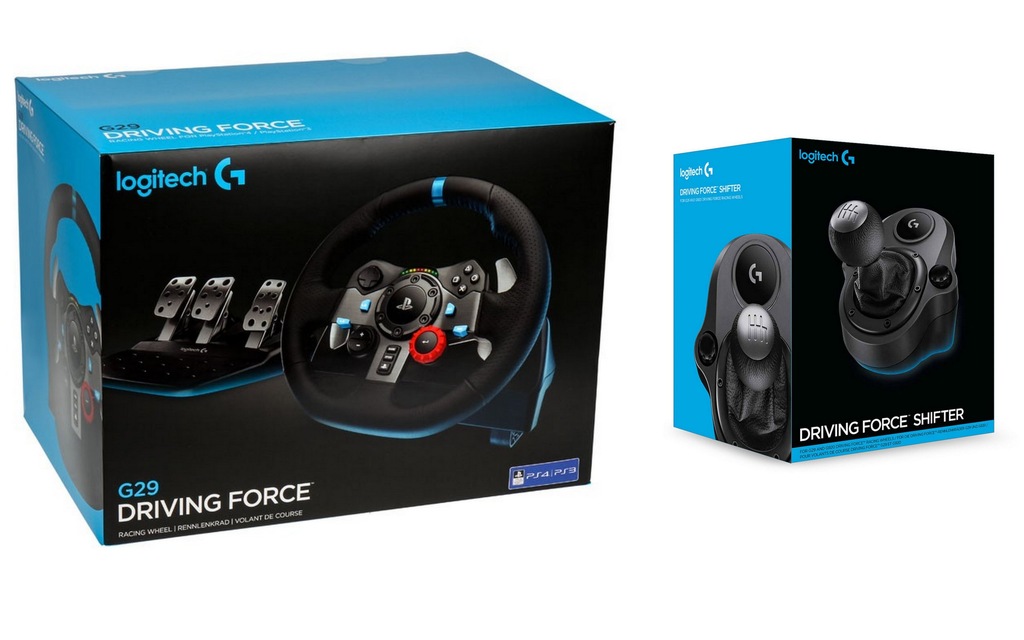 KIEROWNICA LOGITECH G29 PS4 PS3 PC + SHIFTER 7398046815 oficjalne