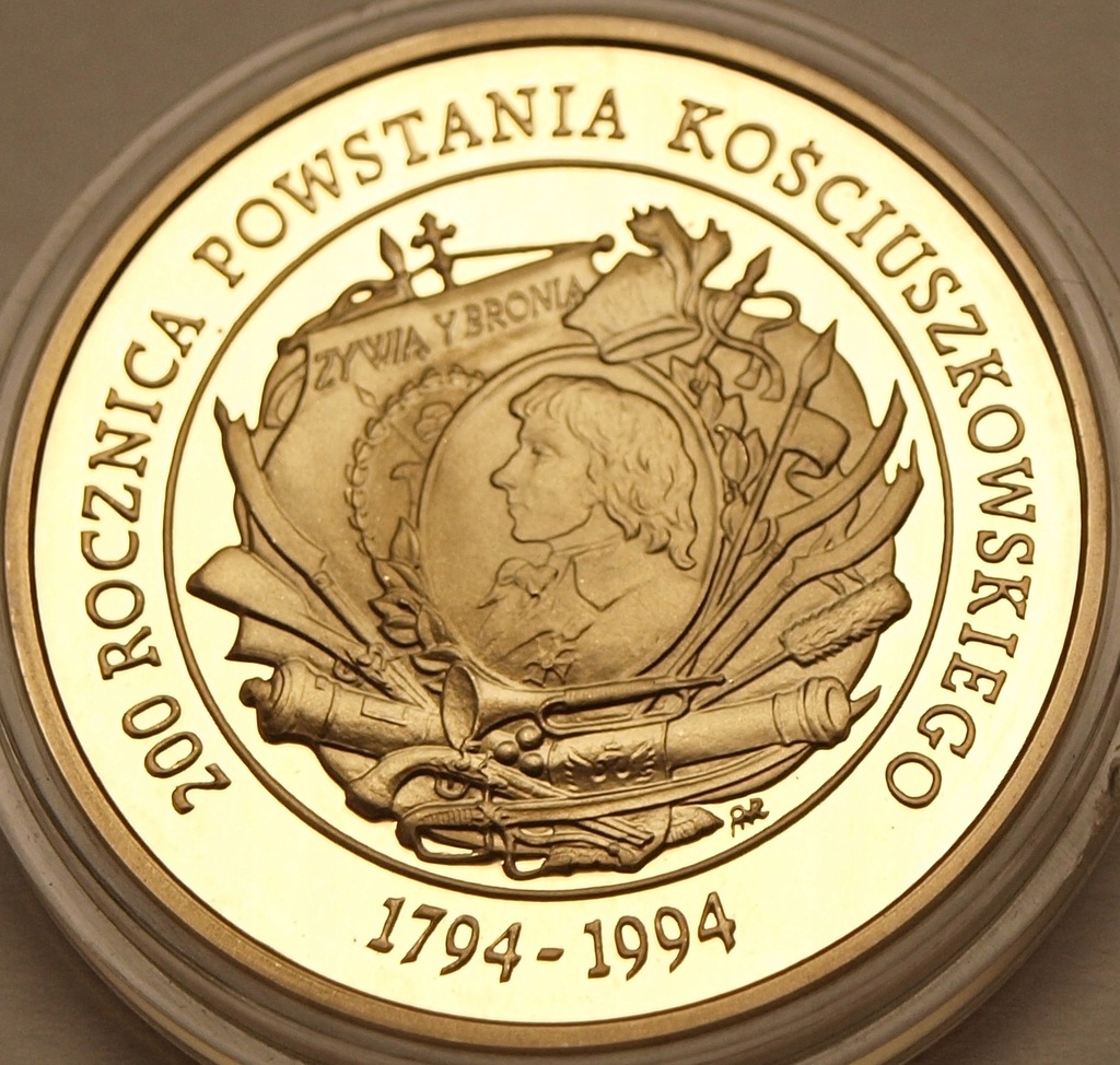 200000 zł złotych 1994. Srebro lustrzanka. Powstanie Kościuszkowskie.