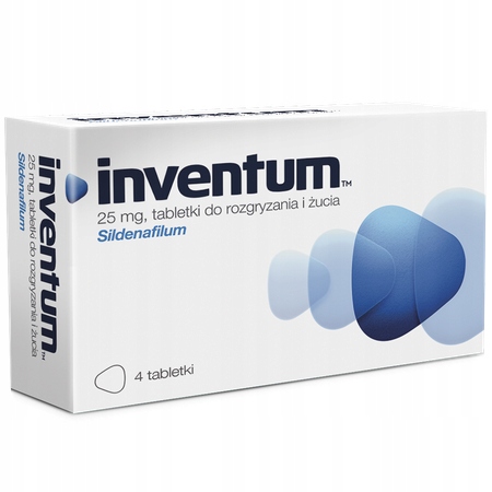 Inventum 4 tabl. potencja sildenafil erekcja 25 mg