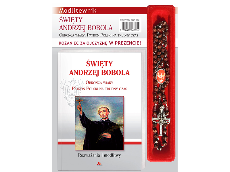 Święty Andrzej Bobola. Modlitewnik z różańcem...