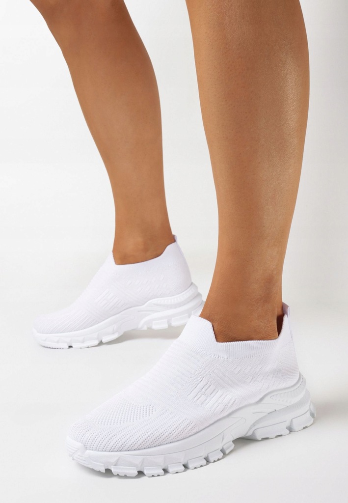 Born2Be Białe Sneakersy damskie 40