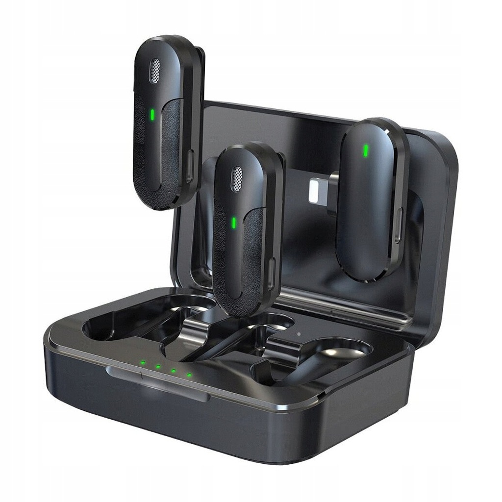 DEVIA MIKROFON DO TELEFONU KINTONE LIGHTNING BEZPRZEWODOWY PODWÓJNY KRAWATO