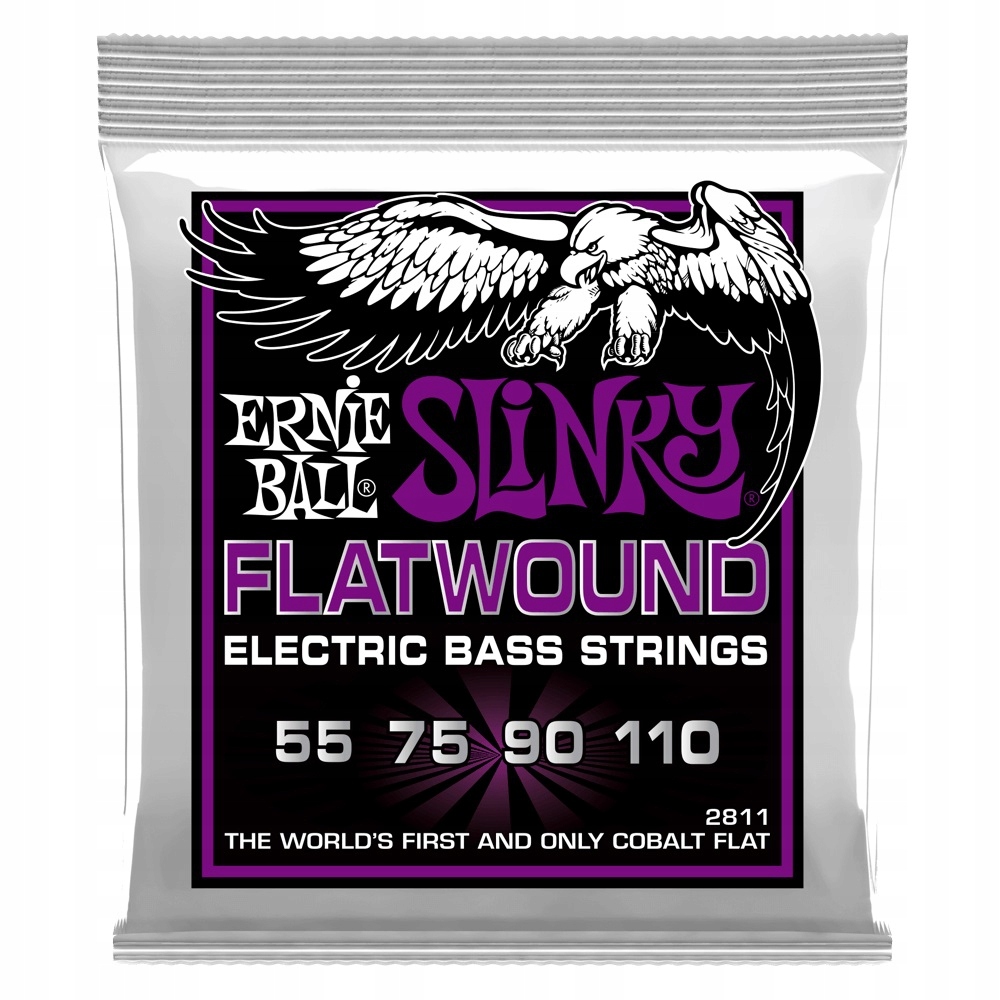 Ernie Ball 2811 Cobalt Flatwound Bass