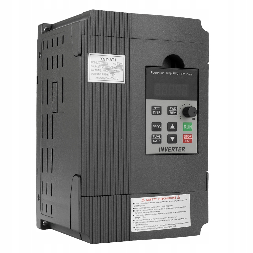Falownik jednofazowy VFD 2,2KW 12A 220V AC