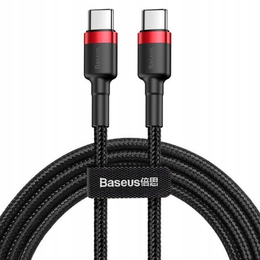 Kabel Baseus 100W USB typ C do USB typ C ładowanie smartfonów, tabletów 2m