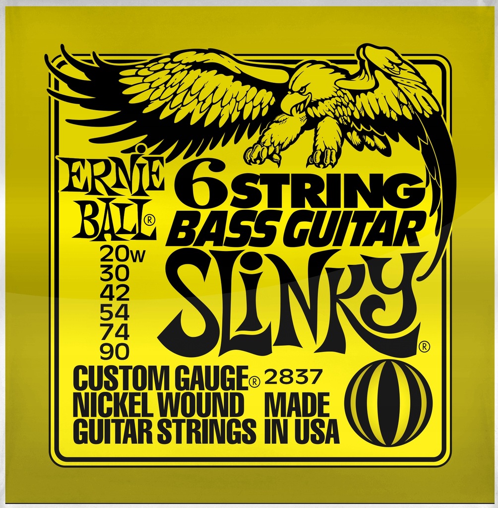 ERNIE BALL 2837 - struny gitara basowa 20-90