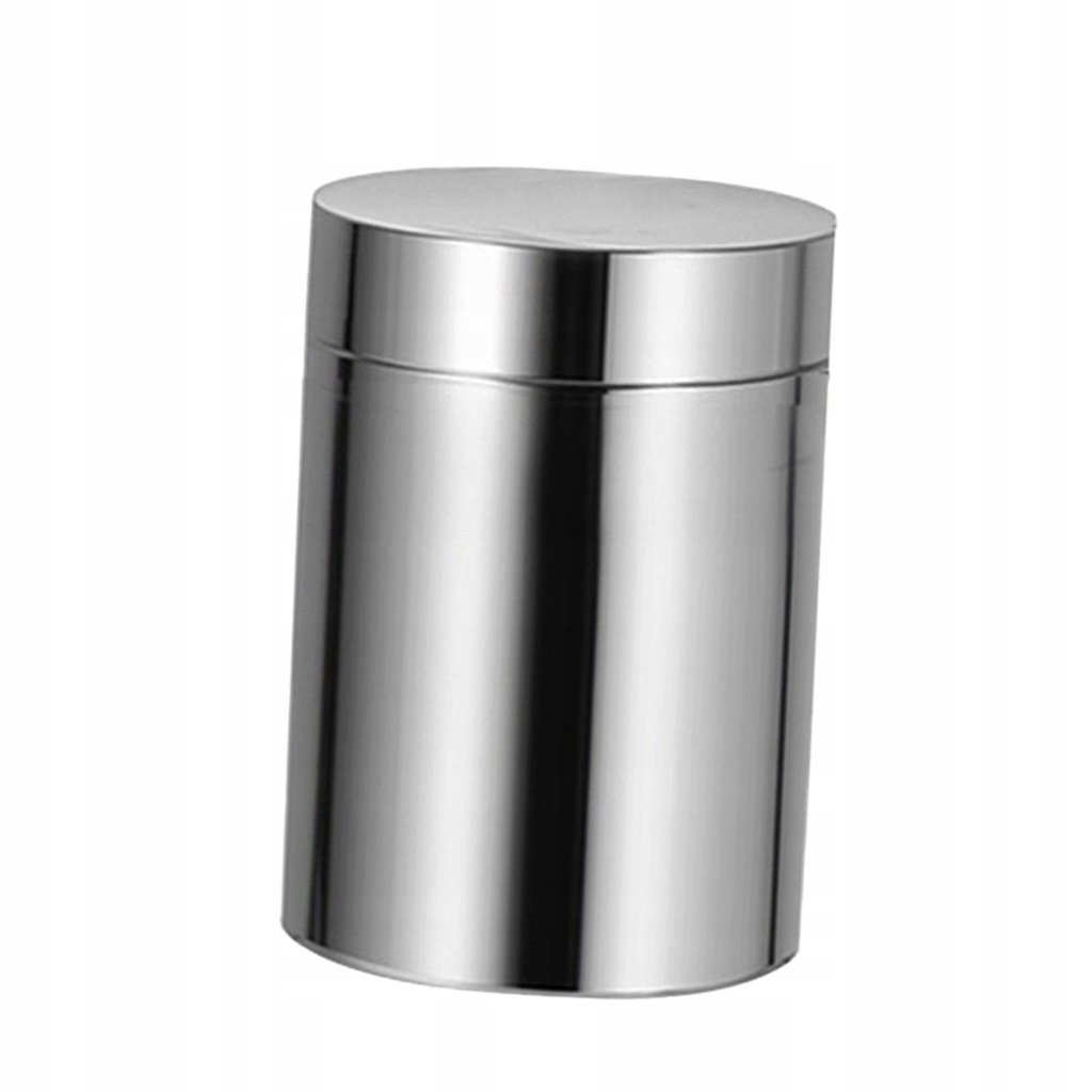 Tea Tins Canister with Airtight Lids, Mini Tea Storage Containers Round Tin