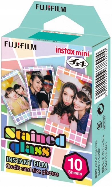 Fuji Instax mini film "Stained Glass"