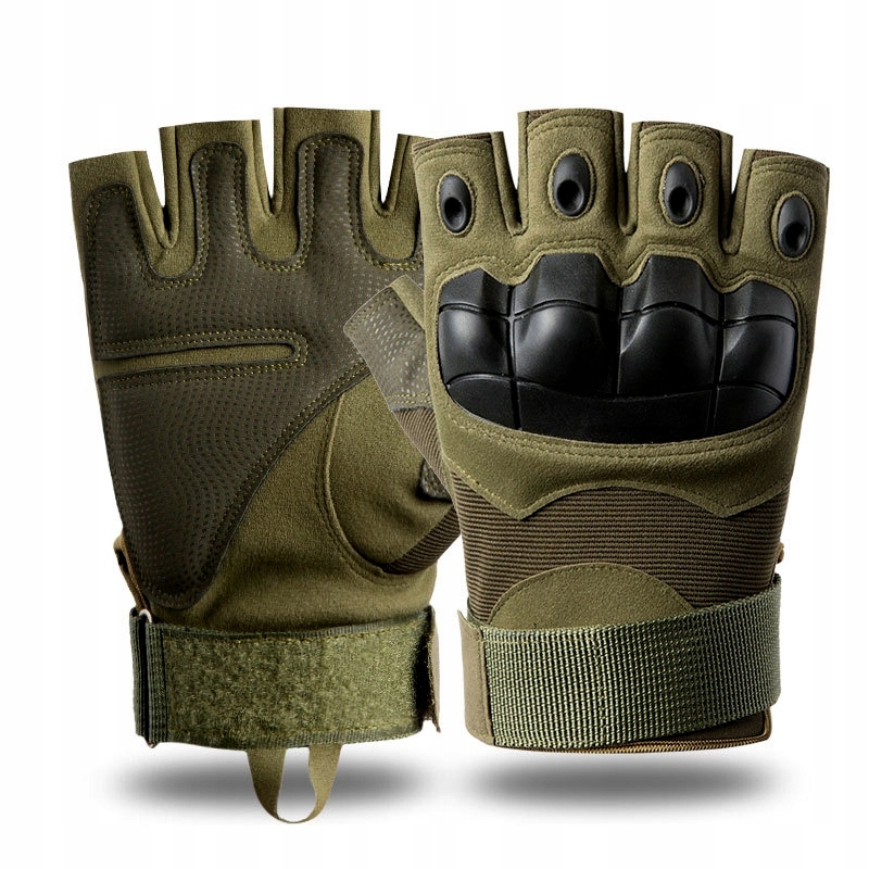 Outdoor taktyczne wojskowe rękawiczki bez palców L