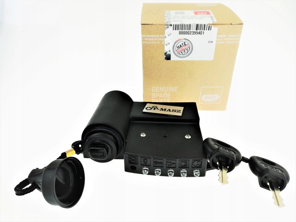 Hatz Stacyjka Rozdzielacz 12V z 5 diodami 02399401 - 8194434465