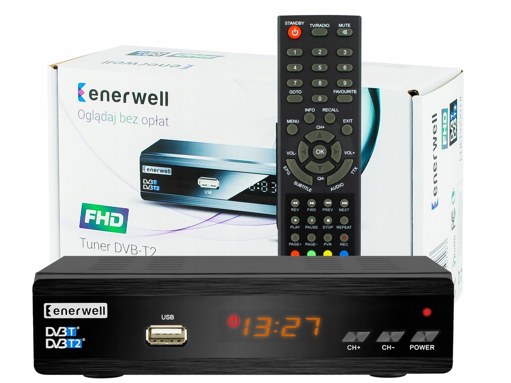 Купить Тюнер Enerwell DVB-T, декодер наземного телевидения DVB-T2: отзывы, фото, характеристики в интерне-магазине Aredi.ru