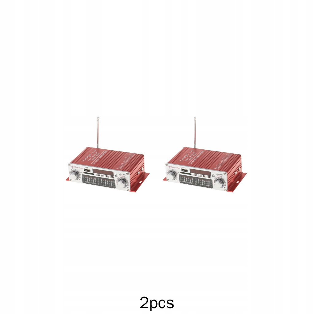 2x Wzmacniacz audio 1-częściowy Jednoczęściowy