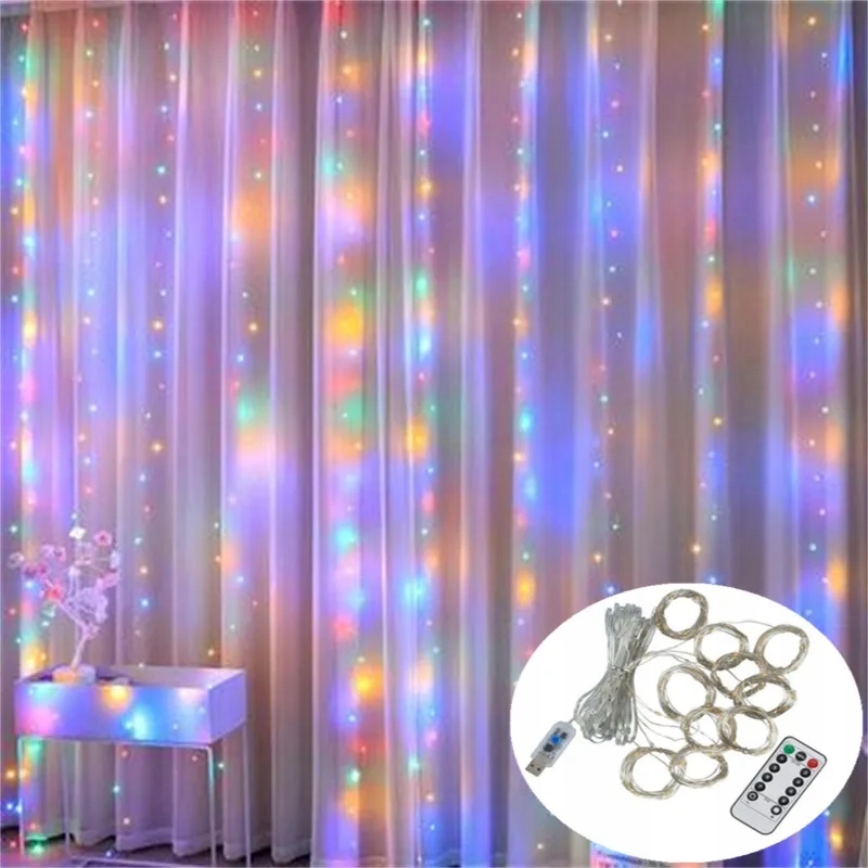 Świąteczna girlanda LED Fairy Lights Navidad kurty