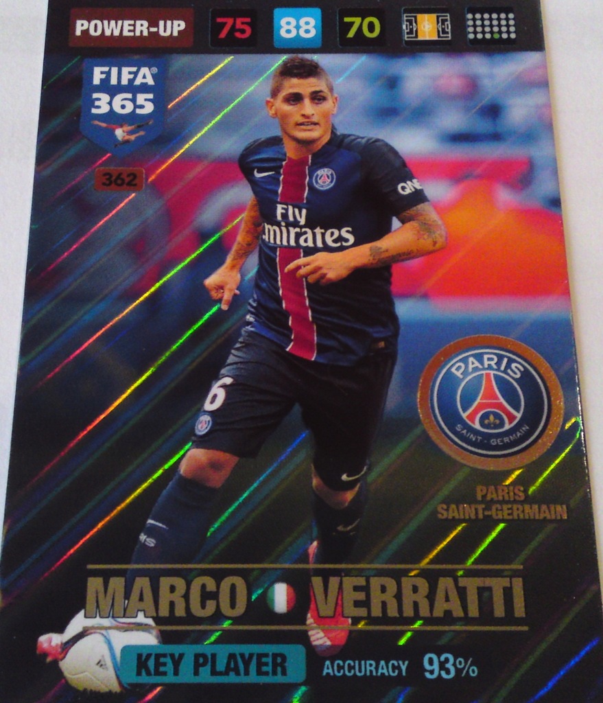 FIFA 365 2017 Power Up KEY PLAYER VERRATTI 362