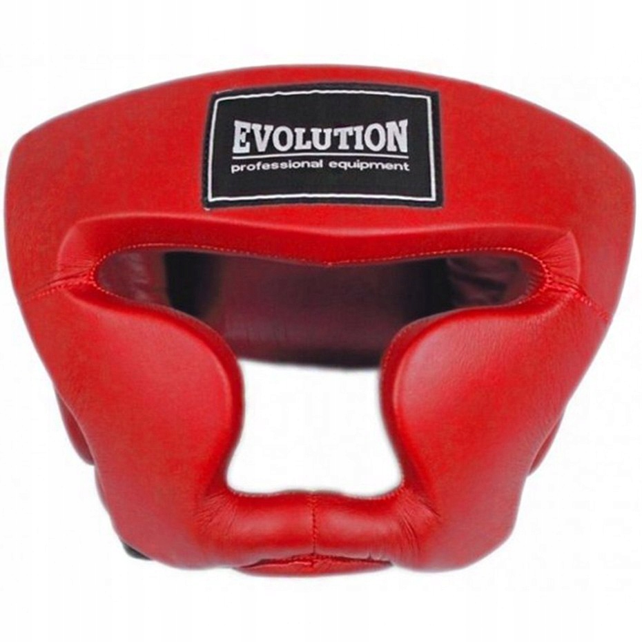 Kask bokserski Evolution treningowy czerwony OG-23