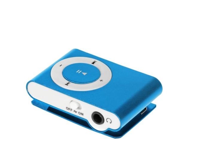 Odtwarzacz MP3 WAV WMA SD 32GB niebieski QUER