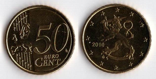 FINLANDIA 2010 50 EURO CENT