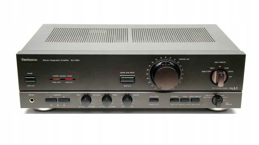 W super stanie - mocny TECHNICS SU-V560 - Japan - Class AA - VC-4 Amp.Sys