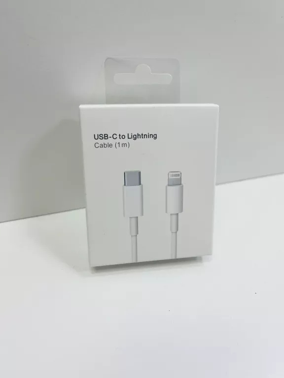 KABEL LIGHTNING 1M USB-C BIAŁE PUD