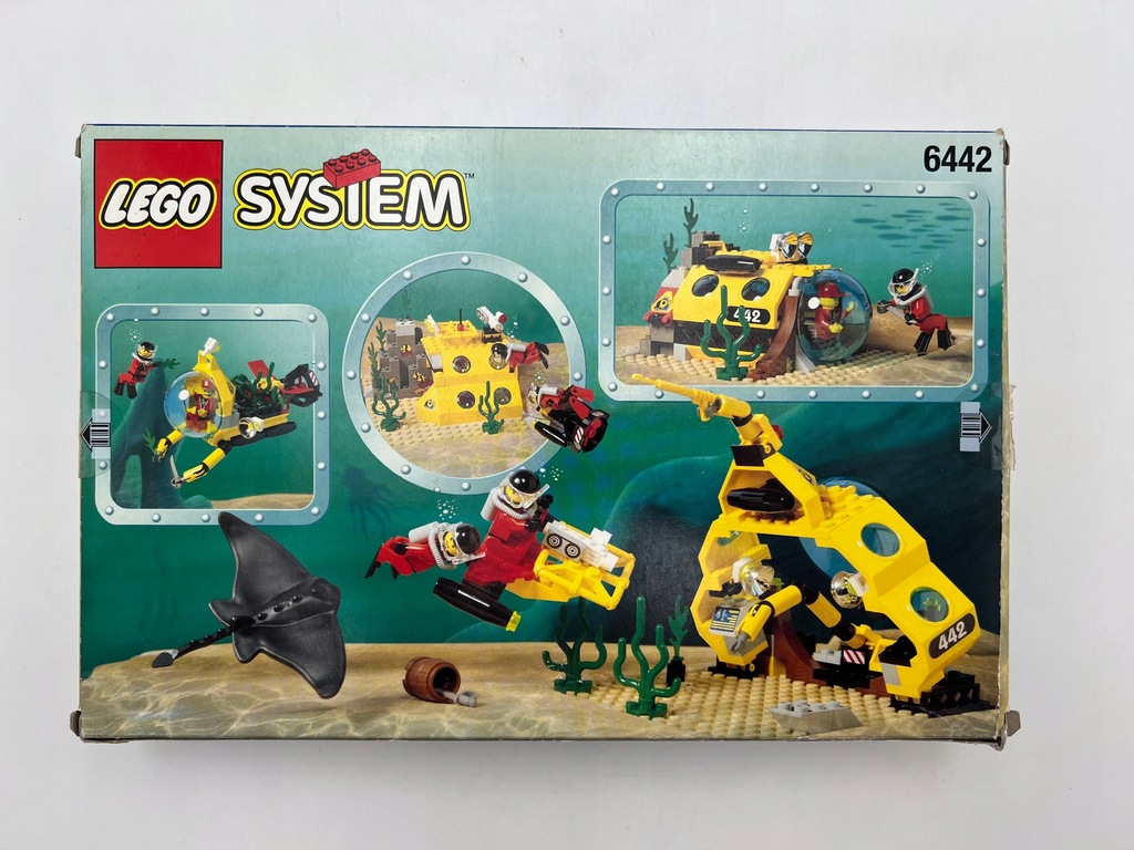 Lego 6442 Lego 442 Lego 6442 Divers Sting Ray Explorer BOX