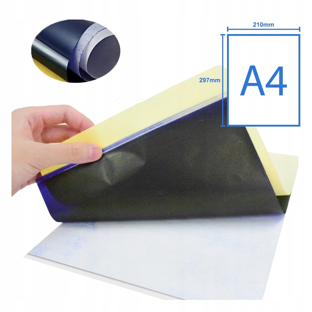 Papier Termiczny Kalka do Odbijania Wzoru Tatuażu Transferowy A4 100 szt