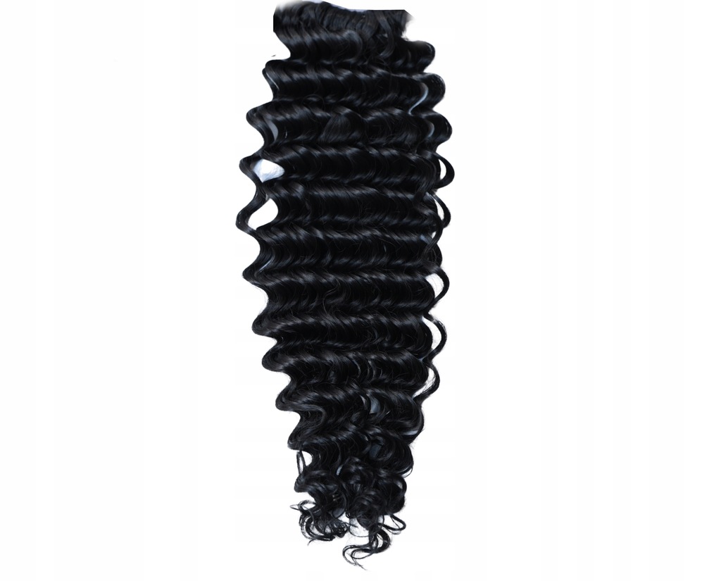 Afroloki Syntetyczne Włosy Loki Do Wplotu czarne