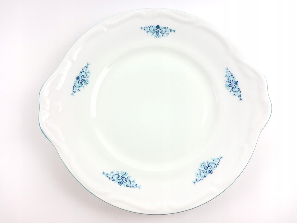 Talerz, Bolesławiec, 28 cm, porcelana PRL