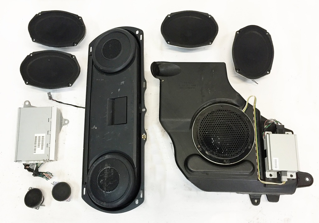 JEEP PATRIOT G O NIK SUBWOOFER WZMACNIACZ KOMPLET 7245513753