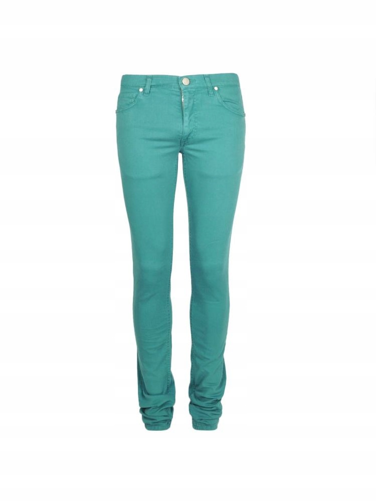 VERSACE JEANS JEANSY SPODNIE ZIELONE SKINNY 33 -43