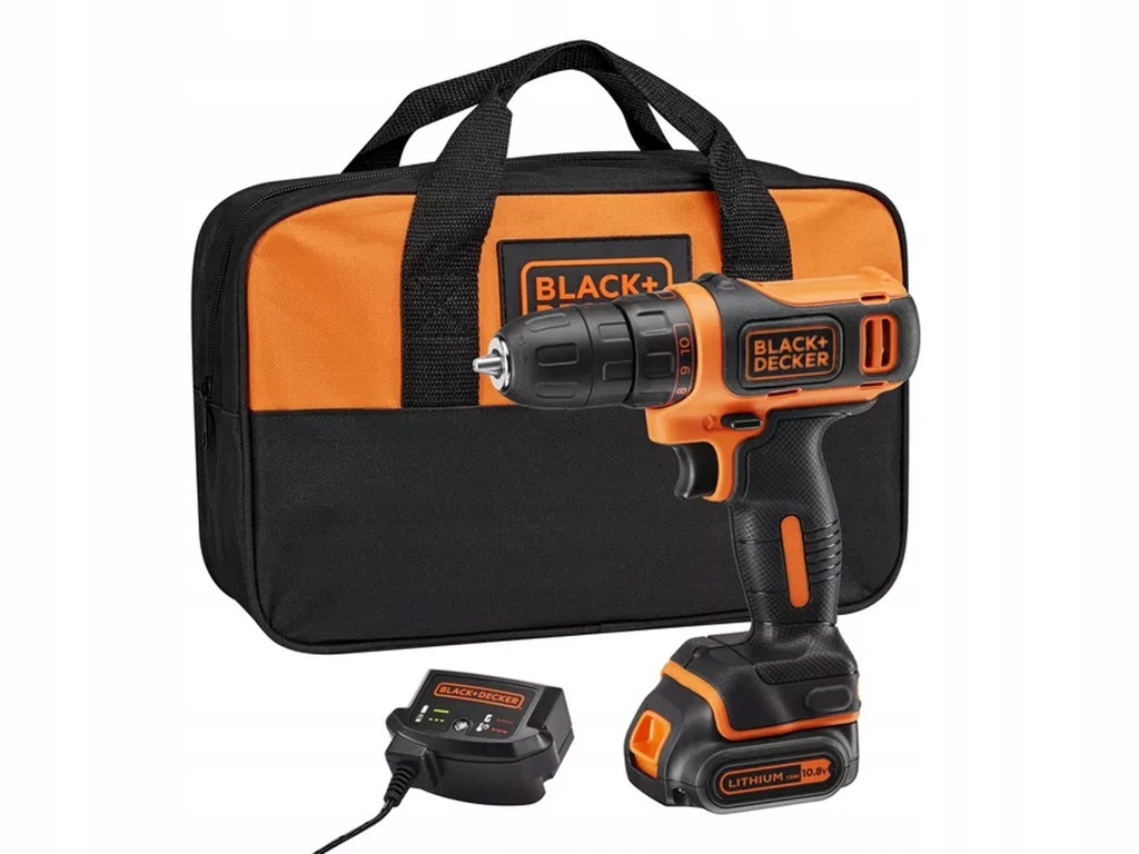 WIERTARKO WKRĘTARKA AKUMULATOROWA BLACK&DECKER - 13115638754 ...