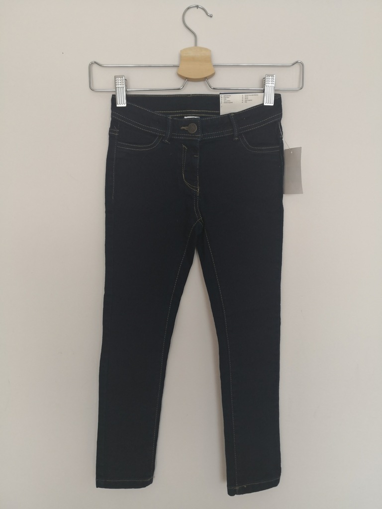 C&A nowe spodnie jeansowe dziewczynka 122