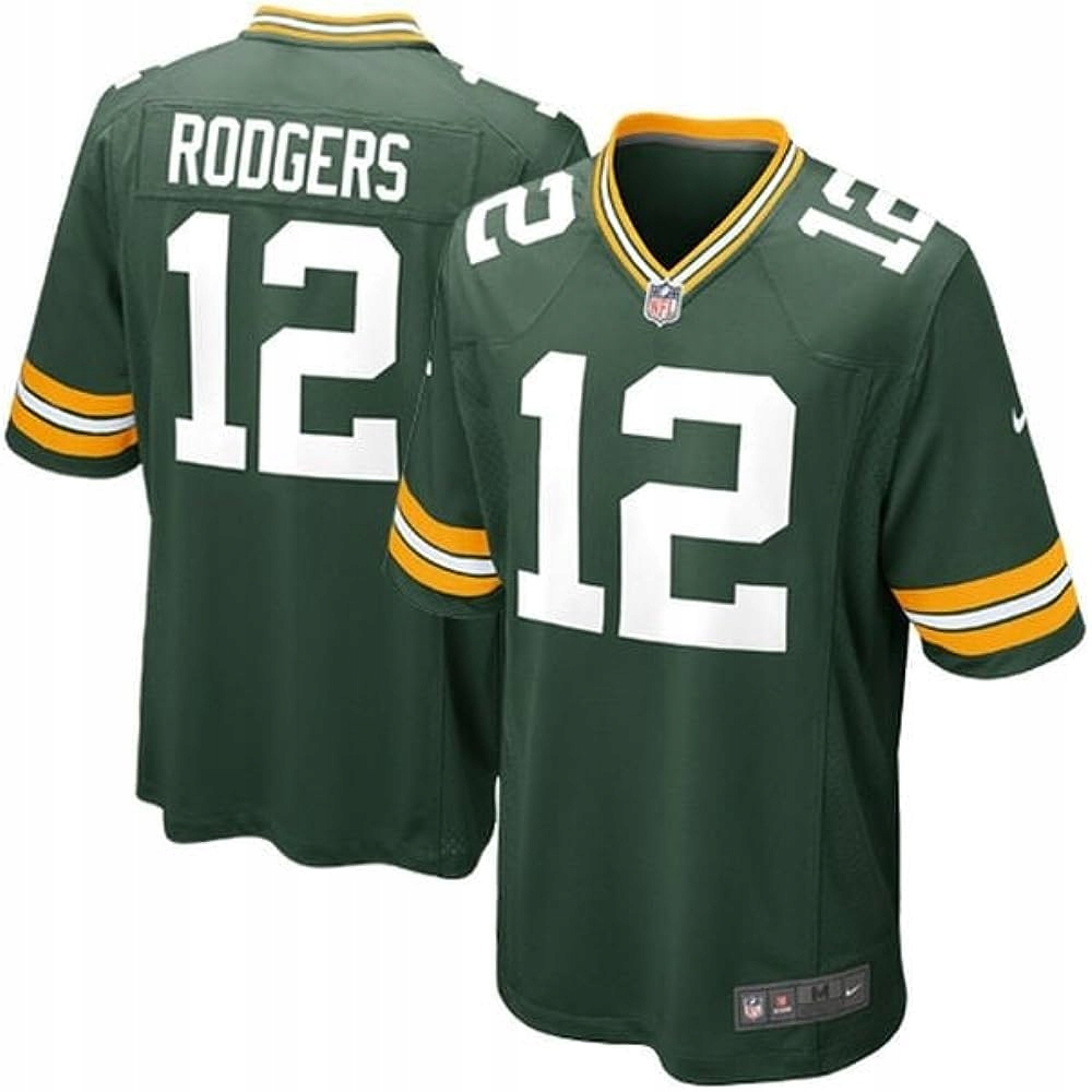 NIKE GREEN BAY PACKERS ROGERS #12 NFL KOSZULKA XL