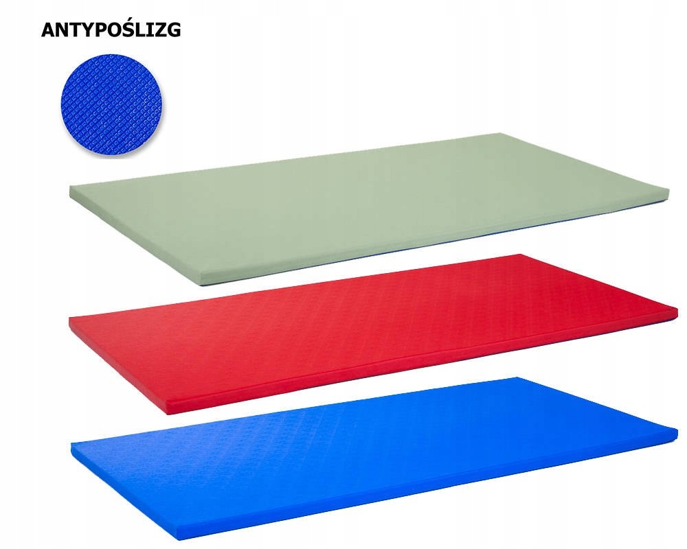 Mata Tatami sportowa gimnastyczna 200 x 100 x 4 cm + antypoślizgowa R140