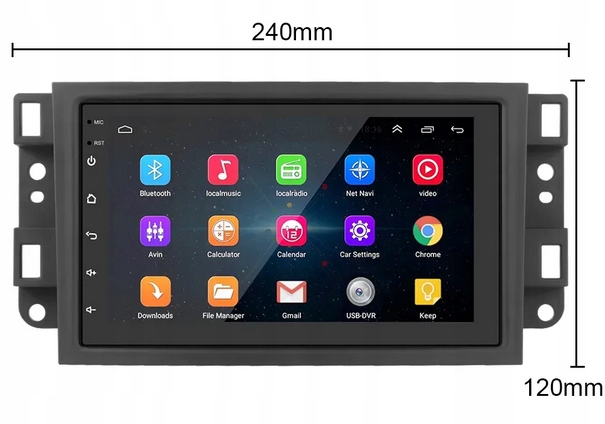 Radio nawigacja Chevrolet Captiva Epica Aveo ANDROID WiFi GPS BT 2/32GB
